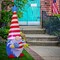 4FT Patriotic Gnome Inflatable – Outdoor Uncle Sam Tomte Elf with Top Hat – LED Lighted Blow Up Decor for 4th of July, Memorial Day & USA 250th Anniversary